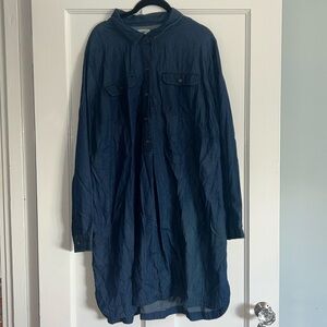 XXL Old Navy Chambray Dress